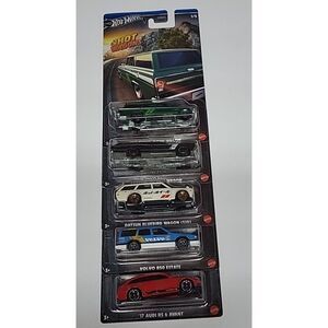 2024‎ Hot Wheels 64 Chevy Nova Wagon Green #1 HW Hot Wagons Lot of 5
